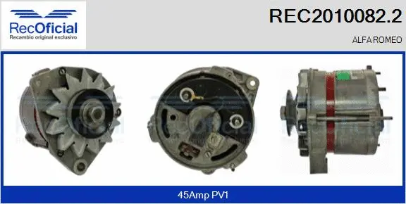 Alternator (REC2010082.2)