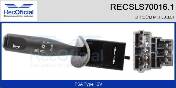 Steering Column Switch (RECSLS70016.1)