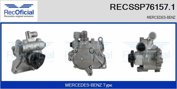 Hydraulic Pump, steering (RECSSP76157.1)