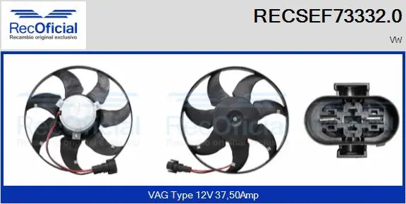 Fan, engine cooling (RECSEF73332.0)