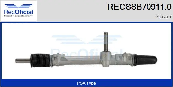 Steering Gear (RECSSB70911.0)