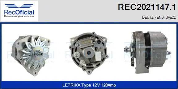 Alternator (REC2021147.1)