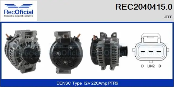 Alternator (REC2040415.0)