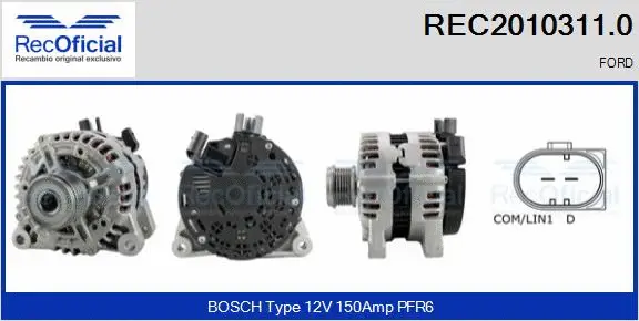 Alternator (REC2010311.0)