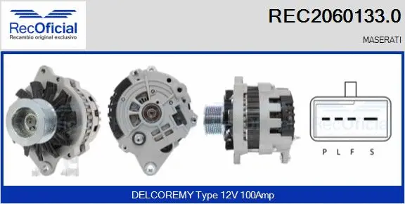 Alternator (REC2060133.0)