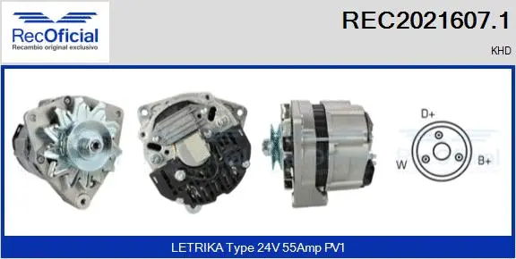 Alternator (REC2021607.1)