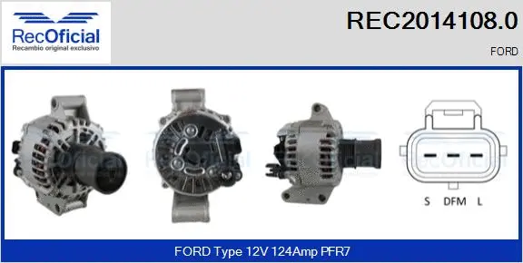 Alternator (REC2014108.0)