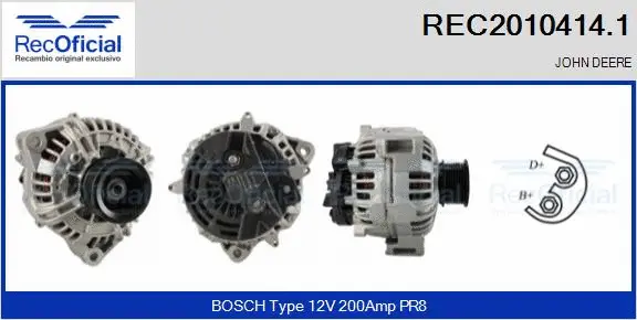 Alternator (REC2010414.1)