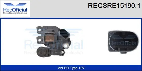 Alternator Regulator (RECSRE15190.1)