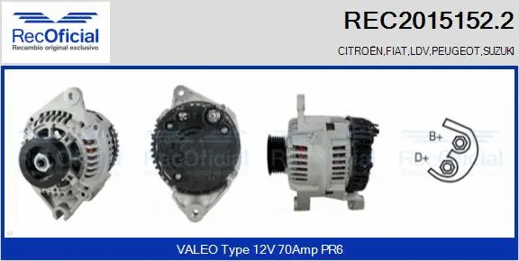 Alternator (REC2015152.2)