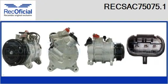 Compressor, air conditioning (RECSAC75075.1)