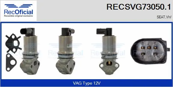 EGR Valve (RECSVG73050.1)