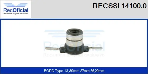 Slip Ring, alternator (RECSSL14100.0)