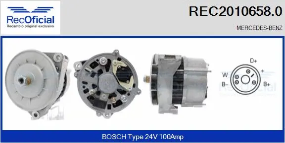 Alternator (REC2010658.0)