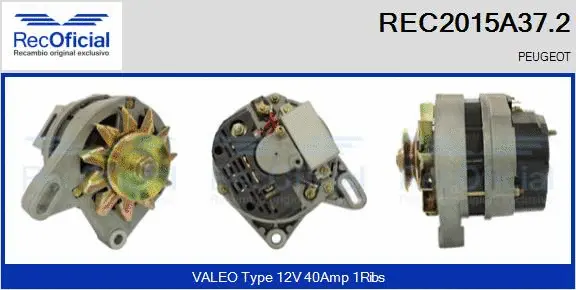 Alternator (REC2015A37.2)