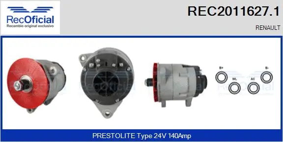 Alternator (REC2011627.1)