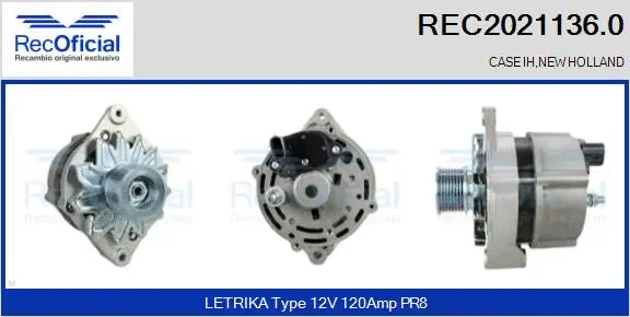 Alternator (REC2021136.0)