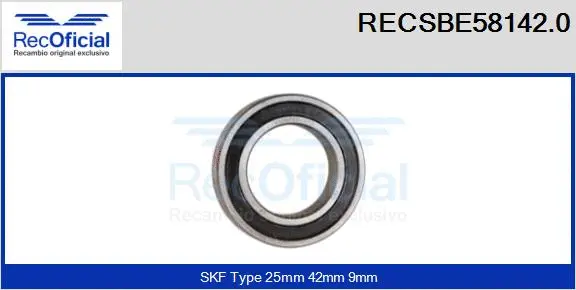 Bearing (RECSBE58142.0)