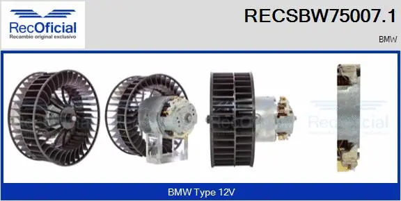 Interior Blower (RECSBW75007.1)