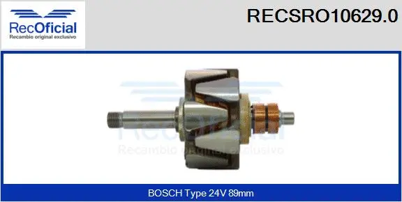 Rotor, alternator (RECSRO10629.0)