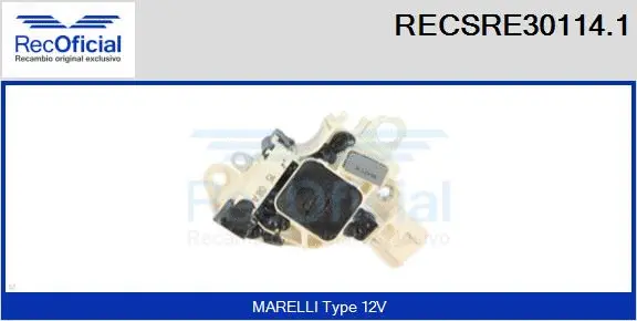 Alternator Regulator (RECSRE30114.1)