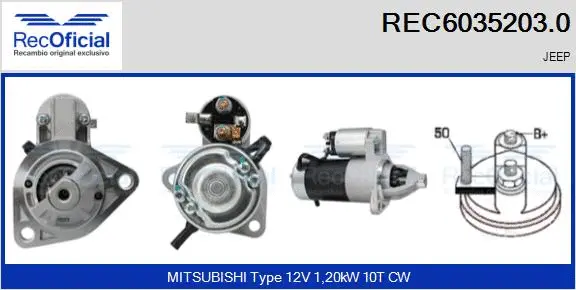 Starter (REC6035203.0)