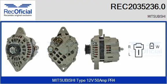 Alternator (REC2035236.0)