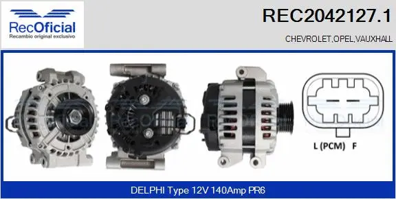 Alternator (REC2042127.1)