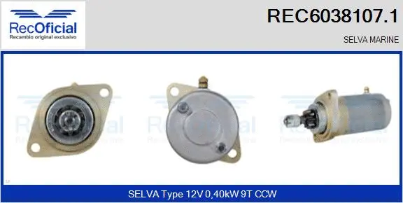 Starter (REC6038107.1)