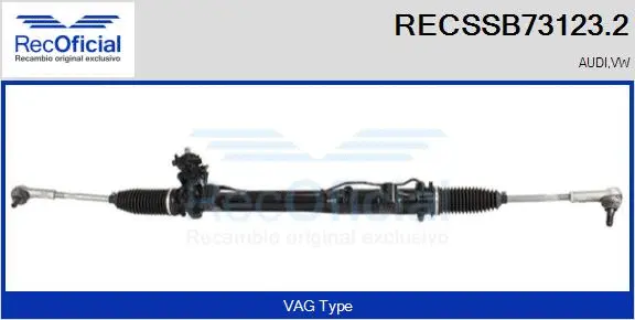 Steering Gear (RECSSB73123.2)