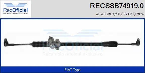 Steering Gear (RECSSB74919.0)
