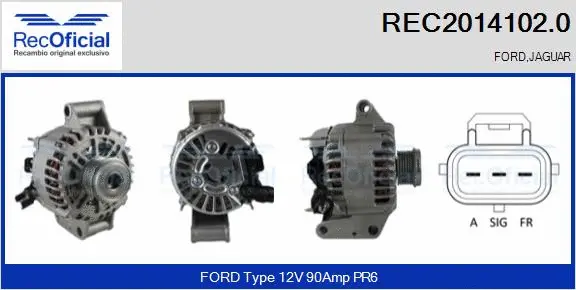 Alternator (REC2014102.0)