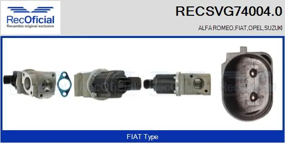 EGR Valve (RECSVG74004.0)