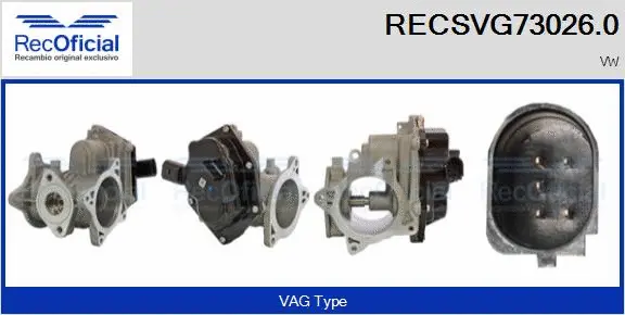 EGR Valve (RECSVG73026.0)