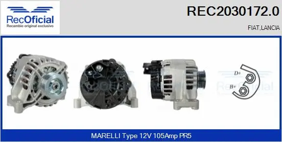 Alternator (REC2030172.0)