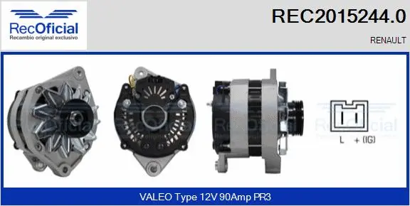 Alternator (REC2015244.0)