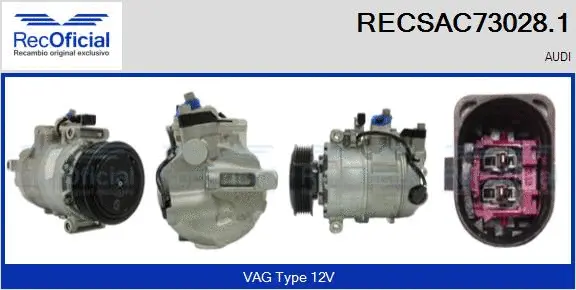 Compressor, air conditioning (RECSAC73028.1)