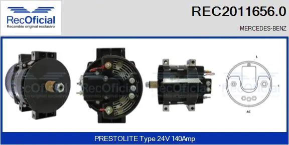 Alternator (REC2011656.0)