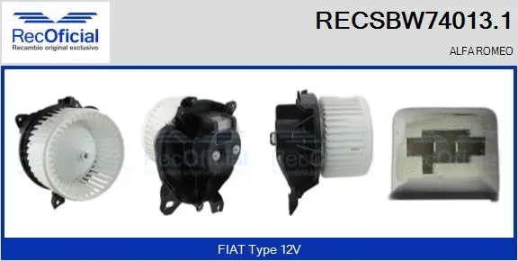 Interior Blower (RECSBW74013.1)