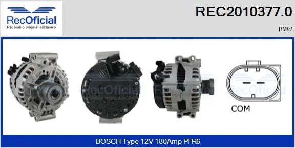 Alternator (REC2010377.0)