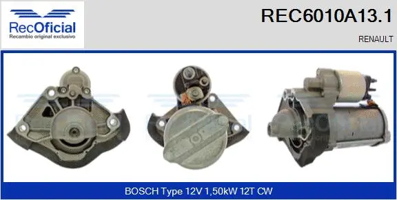 Starter (REC6010A13.1)