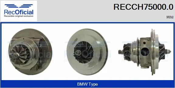 Core assembly, turbocharger (RECCH75000.0)