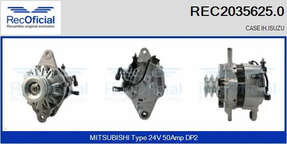 Alternator (REC2035625.0)