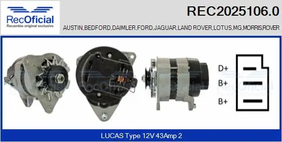 Alternator (REC2025106.0)