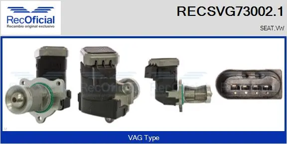 EGR Valve (RECSVG73002.1)