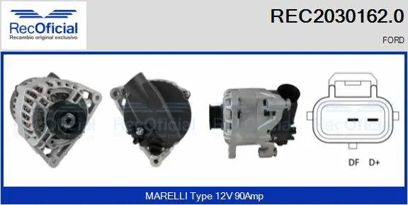 Alternator (REC2030162.0)