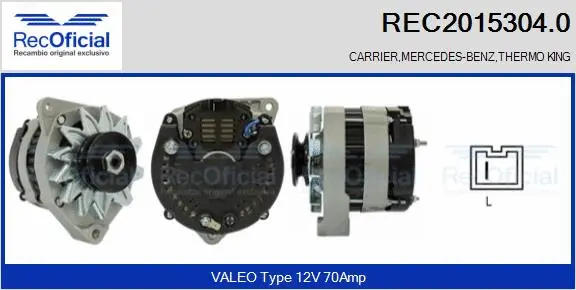 Alternator (REC2015304.0)