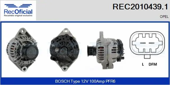 Alternator (REC2010439.1)