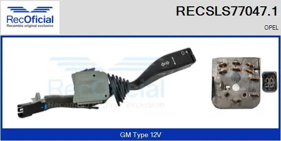 Steering Column Switch (RECSLS77047.1)