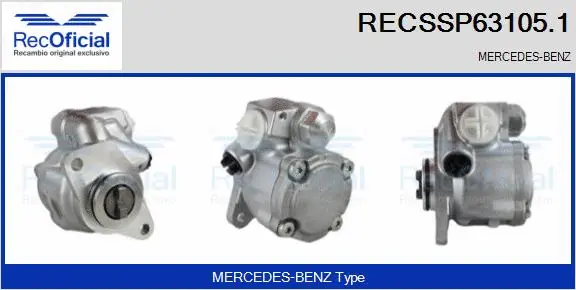 Hydraulic Pump, steering (RECSSP63105.1)